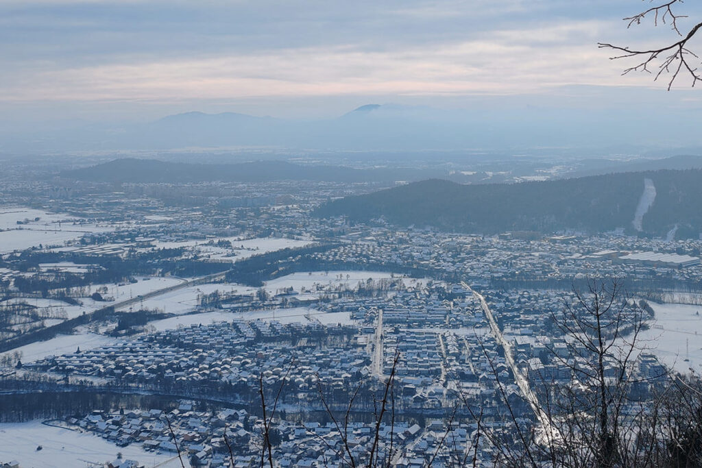 Вид на Любляну - иммиграция в Словению