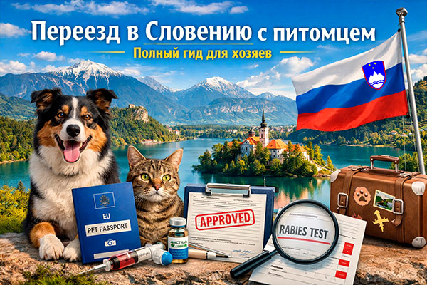 Переезд в Словению с питомцем